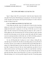 ĐỀ CƯƠNG GIỚI THIỆU LUẬT QUẢNG CÁO NĂM 2013