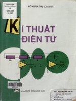 Kĩ thuật điện tử - đã được hội đồng môn học của Bộ Giáo dục và Đào tạo thông qua dùng làm tài liệu giảng dạy trong các trường đại học kĩ thuật