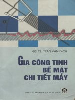 Gia công tinh bề mặt chi tiết máy - Dùng cho giảng dạy, nghiên cứu và sản xuất