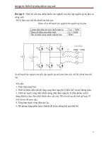 Thiết kế cấu trúc điều khiển cho nghịch lưu độc lập nguồn áp ba pha có công suất 5KV làm việc chế độ chỉnh lưu tích cực