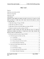 Hoàn thiện công tác kế toán tập hợp chi phí sản xuất  tại Công ty TNHH  nhà ở và đô thị