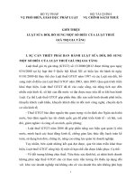 GIỚI THIỆU  LUẬT SỬA ĐỔI, BỔ SUNG MỘT SỐ ĐIỀU CỦA LUẬT THUẾ  GIÁ TRỊ GIA TĂNG