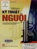 Giáo trình kỹ thuật nguội Sách dùng cho các trường đào tạo hệ trung cấp