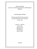 Building the business strategy for Ha Tinh port joint stock company in 2011 - 2015