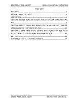 Tăng cường huy động vốn tại Ngân hàng TMCP Sài Gòn-Hà Nội chi nhánh Hà Nội