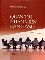 Sách Quản trị Nhân viên bán hàng