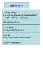 Tiết 17 ôn tập vật lí 8