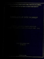 Chiến lược phát triển hiệp hội doanh nghiệp hà nội giai đoạn 2006 - 2016