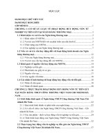 Giải pháp nâng cao hiệu quả huy động vốn từ nghiệp vụ tiền gửi tại Ngân hàng TMCP Công thương Việt Nam Chi nhánh Hà Nam