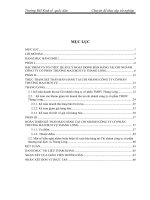 Hoàn thiện kế toán bán hàng tại Chi nhánh Công ty cổ phần thương mại dịch vụ Thang Long