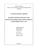 Building business strategy for BaoViet securities Joint Stock Company in the period of 2013-2017