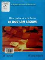 Bảo quản và chế biến cá Ngừ làm Sashimi - Sổ tay kỹ thuật số 1