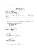 ĐỀ CƯƠNG MÔN HỌC CƠ HỌC LÝ THUYẾT