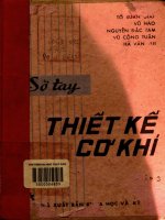 Sổ tay thiết kế cơ khí. Tập 3