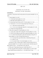 Giải pháp nâng cao chất lượng tín dụng đối với các doanh nghiệp vừa và nhỏ tại Ngân hàng thương mại cổ phần Đông Nam Á – chi nhánh Hai Bà Trưng