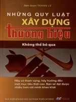 Sách Những quy luật xây dựng thương hiệu không thể bỏ qua