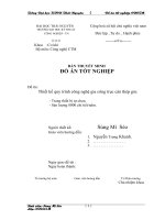 ĐỒ án CÔNG NGHỆ CHẾ tạo máy thiết kế quy trình công nghệ gia công trục cán thép góc