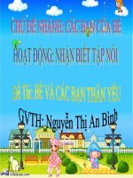 slide thuyết trình Nhận biết tập nói