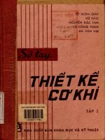 Sổ tay thiết kế cơ khí. Tập 2