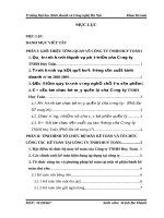 Tổ chức bộ máy kế toán và tổ chức công tác  kế toán tại công ty tnhh huy toàn