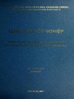 Nghiên cứu chiến lược kinh doanh của doanh nghiệp bảo hiểm Việt Nam đến năm 2011