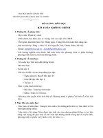 ĐỀ CƯƠNG MÔN HỌC BÀI TOÁN KHÔNG CHỈNH