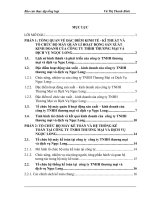 Tổ chức bộ máy kế toán và hệ thống kế toán tại công ty tnhh thương mại và dịch vụ ngọc long