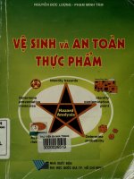 Sách Vệ sinh và an toàn thực phẩm