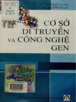 Cơ sở di truyền và công nghệ gen