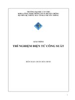 Thí nghiệm điện tử công suất