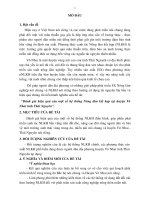 ánh  giá  hiệu  quả của  một  số hệ thống  nông  lâm  kết  hợp  tại   huyện  võ