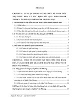 Thực tế tổ chức kế toán tiêu thụ hàng hoá và xác định kết quả kinh doanh tại công ty cổ phần vân phong