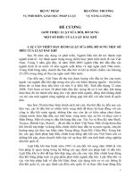 ĐỀ CƯƠNG  GIỚI THIỆU LUẬT SỬA ĐỔI, BỔ SUNG  MỘT SỐ ĐIỀU CỦA LUẬT DẦU KHÍ 2008