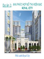 Ví dụ minh họa môn lập và quản lý dự án đầu tư