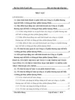 Tổ chức hệ thống kế toán tại công ty cổ phần thương mại chế biến và đóng gói thực phẩm Quang Minh.