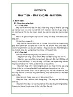 Máy tiện, Máy khoan, Máy doa