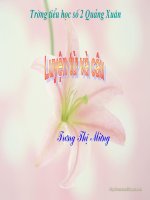 Luyện từ và câu Ôn tập về từ chỉ đặc điểm và câu ai thế nào?  Tiếng Việt lớp 5