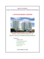 Buiding the business strategy of Hoàng Anh Gia lai joint - stock company