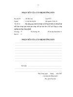 Nghiên cứu cải tiến hệ thống rửa cho quá trình sản xuất surimi tại công ty Thịnh An