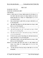 Tổ chức bộ máy kế toán và hệ thống kế toán tại Công ty TNHH Dịch vụ và Tư vấn Hoàng Phát.