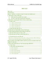 Phân tích xu hướng biến động kim ngạch xuất khẩu Dệt may Việt Nam giai đoạn 2005-2011