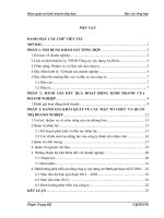 Đánh giá kết quả hoạt động kinh doanh của Tổng công ty xây dựng An Bình