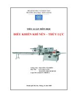 tiểu luận môn học điều khiển khí nén thủy-lực
