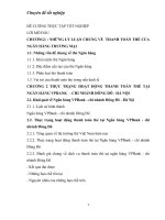 Một số giải pháp nhằm đẩy mạnh hoạt động thanh toán thẻ tại Ngân hàng VPBank chi nhánh Đông Đô – Hà Nội