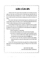 Đồ án Báo cáo công nghệ sản xuất bia của nhà máy bia hơi Bình Thạnh và áp dụng hệ thống HACCP vào sản xuất