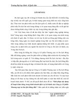 Giải pháp xây dựng kế hoạch bán hàng trong kinh doanh dịch vụ Lữ hành của Công ty Cổ phần Thương mại và Du lịch Đông Bắc