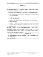 Kết quả hoạt động sản xuất – kinh doanh Ngân hàng TMCP Tiên Phong – Chi Nhánh Hoàn Kiếm