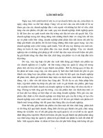 Hoàn thiện kế toán chi phí sản xuất và tính giá thành sản phẩm tại công tyTNHH dược Phẩm An Vượng