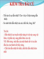 Bài giảng Đối lưu  Bức xạ nhiệt