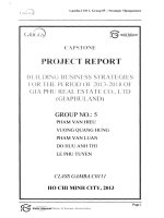 Building business strategies for the period of 2013-2018 of Gia Phu Real Estate Co., Ltd (GiaPhuLand)